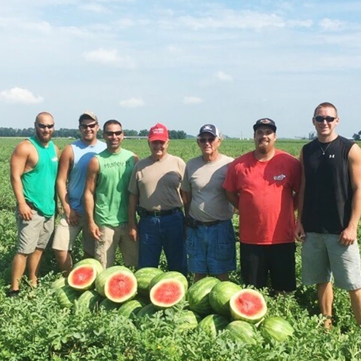 The Melon 1 watermelon farmers are experts in their field Melon1